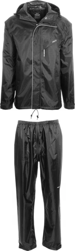 AGU Passat Regenpak Essential - Zwart - M - Dames & Heren - Waterdicht -Kampeeruitrusting 361x1200 3