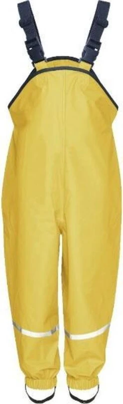 Playshoes Regenbroek Met Bretels Kinderen - Geel - Maat 104 -Kampeeruitrusting 366x1200
