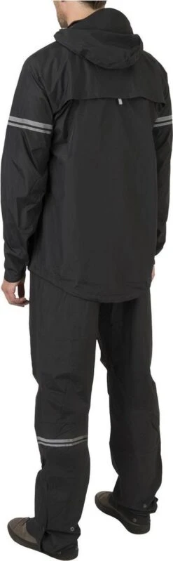 AGU Original Regenpak Essential - Zwart - XXXL - Dames & Heren - Waterdicht & Ademend -Kampeeruitrusting 371x1200