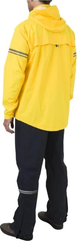 AGU Original Regenpak Essential - Geel/Zwart - L - Dames & Heren - Waterdicht & Ademend -Kampeeruitrusting 383x1200 3