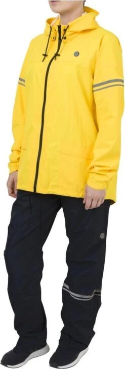 AGU Original Regenpak Essential - Geel/Zwart - L - Dames & Heren - Waterdicht & Ademend -Kampeeruitrusting 406x1200 3