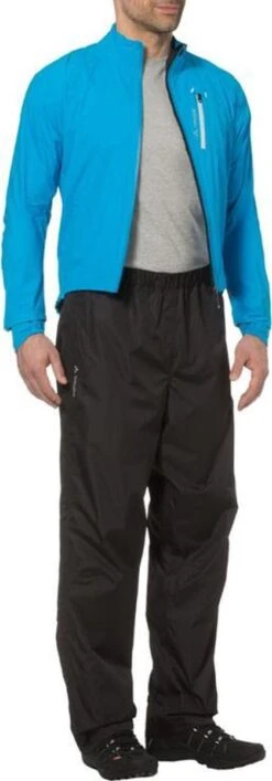 VAUDE Fluid Full-zip Pants II Regenbroek Heren - Maat L -Kampeeruitrusting 419x1200