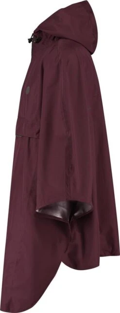AGU Grant Regenponcho Essential Unisex - Bordeaux - One Size - Dames & Heren - Waterdicht & Ademend -Kampeeruitrusting 462x1200