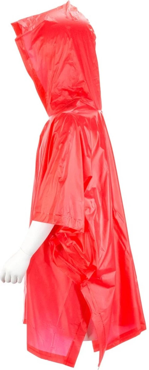 Merkloos Regenponcho - Regenjas - Regenkleding - Kinderen - Jongens - Meisjes - Herbruikbaar - One-size - PVC- Rood 5 Merkloos Regenponcho - Regenjas - Regenkleding - Kinderen - Jongens - Meisjes - Herbruikbaar - One-size - PVC- Rood - Afbeelding 5