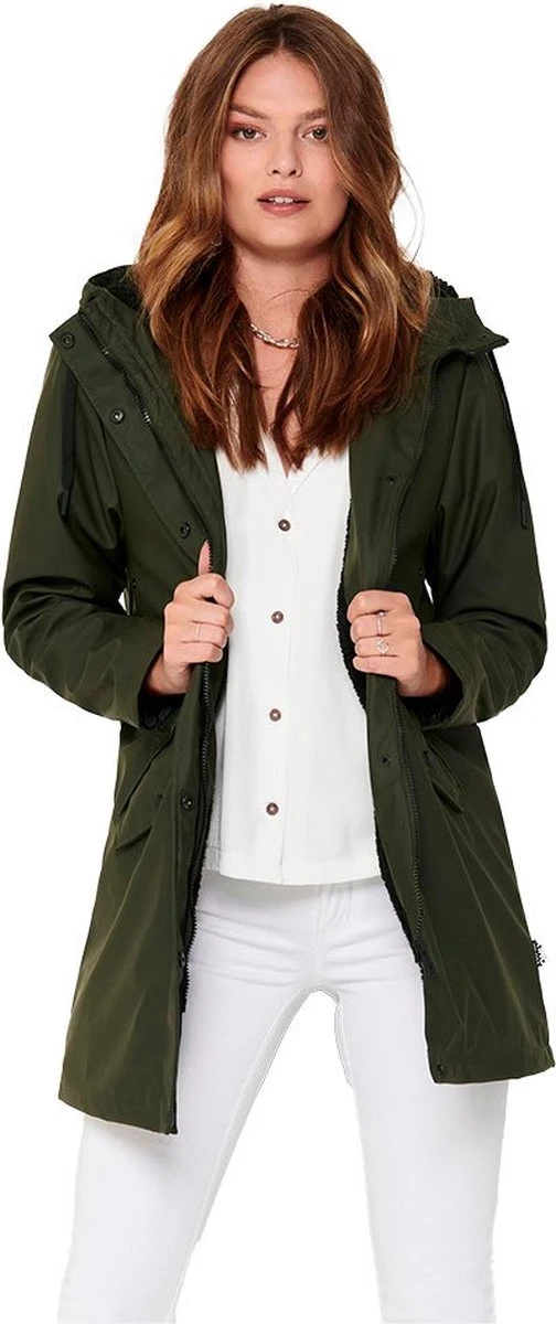 ONLY ONLSALLY RAINCOAT CC OTW Dames Jas - Maat L 1 ONLY ONLSALLY RAINCOAT CC OTW Dames Jas - Maat L