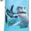 Dino World Zaklamp Haai Junior 10,5 X 4,5 X 4 Cm Blauw/rood