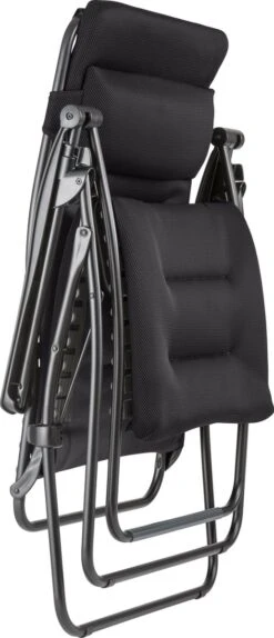 Lafuma RSX XL Clip Air Comfort - Relaxstoel - Verstelbaar - Inklapbaar - Zero Gravity - Acier -Kampeeruitrusting 516x1200