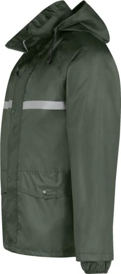 BJØRNSON Dusch Regenpak Dames & Heren - Waterdicht - Maat L - Olijfgroen -Kampeeruitrusting 532x1200 3