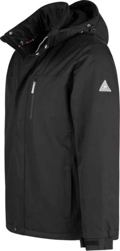 BJØRNSON Kick Regenjas / Winterjas Heren - Waterdicht - Maat L - Zwart -Kampeeruitrusting 574x1200