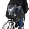 Poncho Regenponcho - Fietsponcho Fiets - One Size - Unisex Zwart - Sport-Plein