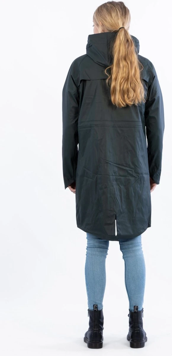 Ralka Regenjas Dames - Mizzle - Donkergroen - Maat 42 4 Ralka Regenjas Dames - Mizzle - Donkergroen - Maat 42 - Afbeelding 4