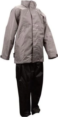 Ralka Regenpak - Junior - Grijs/Zwart - 176 -Kampeeruitrusting 590x1200 2