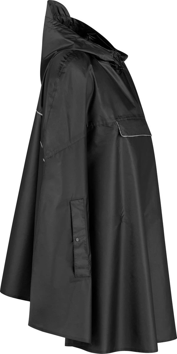BJØRNSON Haps Regenponcho Fiets Dames & Heren - Fietsponcho - Zwart 19 BJØRNSON Haps Regenponcho Fiets Dames & Heren - Fietsponcho - Zwart - Afbeelding 19