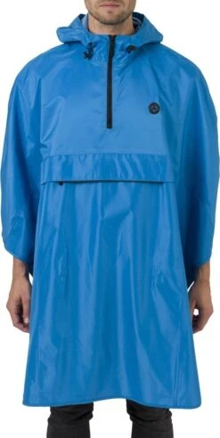 AGU Grant Regenponcho Essential Unisex - Blauw - One Size - Dames & Heren - Waterdicht & Ademend -Kampeeruitrusting 602x1200 2