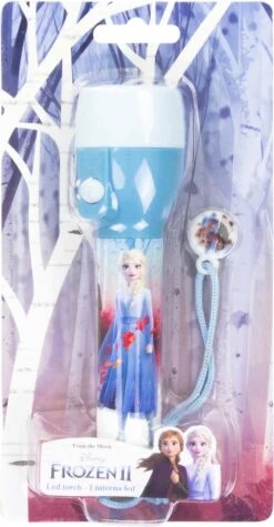 Kids Licensing Zaklamp Frozen Ii Meisjes 9 X 5 Cm Blauw