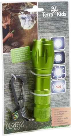 Haba Zaklamp Terra Kids Led 23 Cm Junior Aluminium Groen