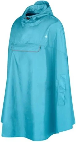 BJØRNSON Haps Regenponcho Fiets Dames & Heren - Fietsponcho - Aqua Blauw -Kampeeruitrusting 639x1200