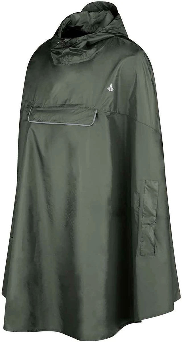 BJØRNSON Haps Regenponcho Fiets Dames & Heren - Fietsponcho - Olijfgroen 3 BJØRNSON Haps Regenponcho Fiets Dames & Heren - Fietsponcho - Olijfgroen - Afbeelding 3