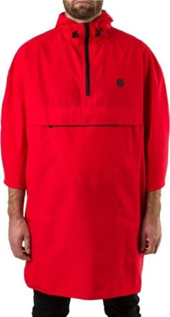 Agu Regen Poncho Grant Essential Rood One Size -Kampeeruitrusting 644x1200