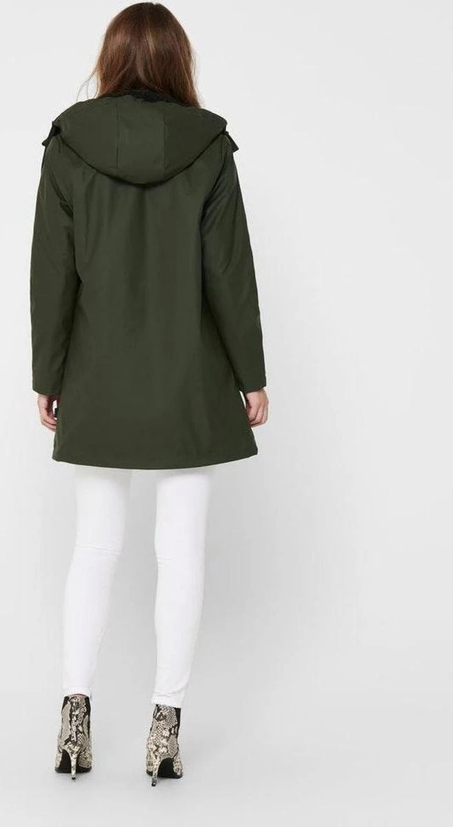 ONLY ONLSALLY RAINCOAT CC OTW Dames Jas - Maat L 3 ONLY ONLSALLY RAINCOAT CC OTW Dames Jas - Maat L - Afbeelding 3