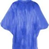 Merkloos 10x Voordelige Wegwerp Regenponcho Voor Volwassenen - Blauw