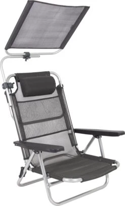 Bo-Camp Zonnescherm - Voor Stoel -Kampeeruitrusting 732x1200