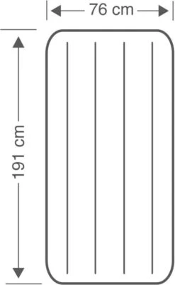 Intex Luchtbed - Downy - Formaat: Cot - B76 X L191 X H25 Cm - Ingebouwde Voetpomp- Met Reparatieset 13 Intex Luchtbed - Downy - Formaat: Cot - B76 X L191 X H25 Cm - Ingebouwde Voetpomp- Met Reparatieset -Kampeeruitrusting 740x1200 3