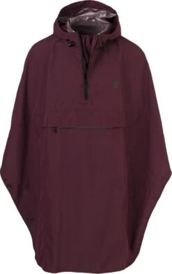 AGU Grant Regenponcho Essential Unisex - Bordeaux - One Size - Dames & Heren - Waterdicht & Ademend -Kampeeruitrusting 755x1200