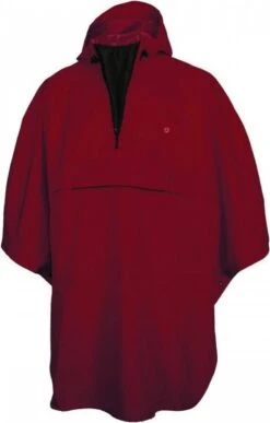 Agu Regen Poncho Grant Essential Rood One Size -Kampeeruitrusting 765x1200 4