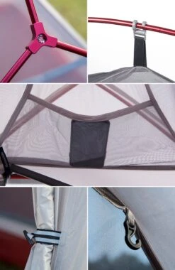 Cloud Up 3 Upgraded - Naturehike® - Tent 3 Persoons - Lichtgewicht Tent - Incl. Grondzeil - 20D 4000MM - Outdoor Kampeertent - Waterdicht - Hiking & Wandelen -Kampeeruitrusting 780x1200 1