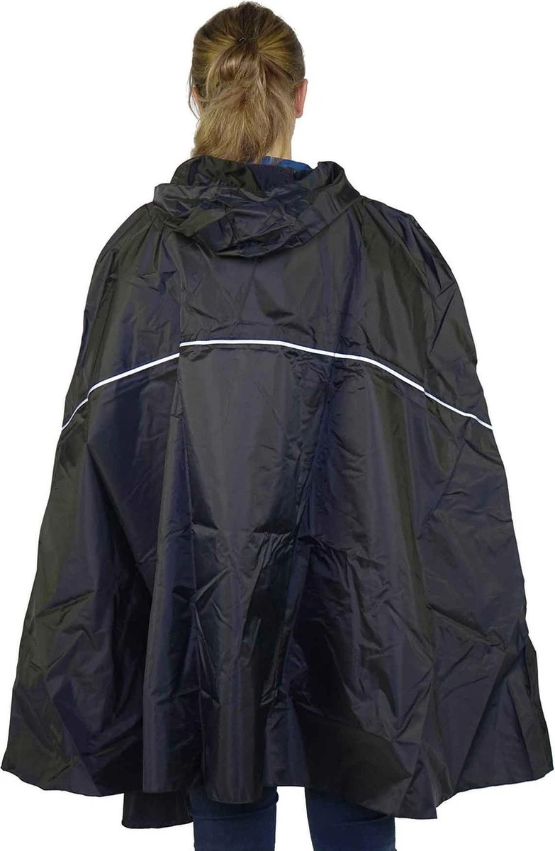 BJØRNSON Haps Regenponcho Fiets Dames & Heren - Fietsponcho - Zwart 14 BJØRNSON Haps Regenponcho Fiets Dames & Heren - Fietsponcho - Zwart - Afbeelding 14