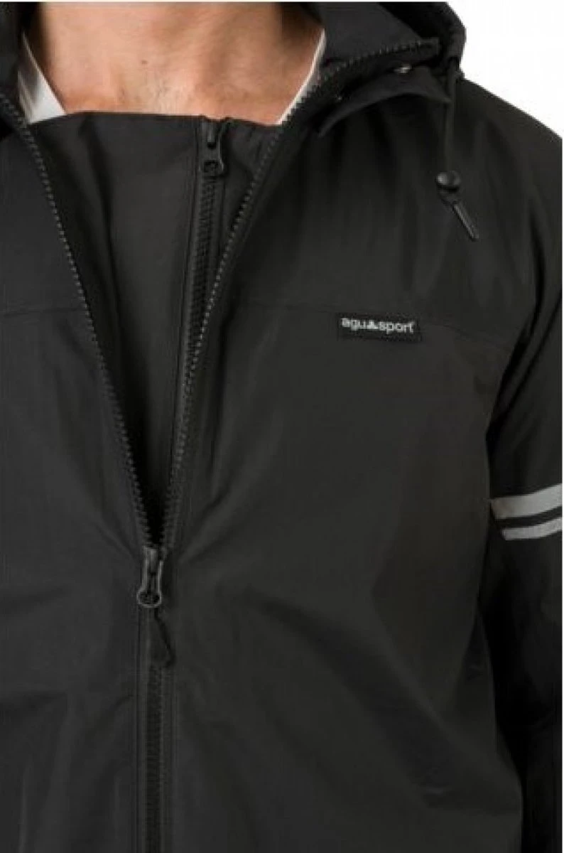 AGU Original Regenpak Essential - Zwart - L - Dames & Heren - Waterdicht & Ademend 11 AGU Original Regenpak Essential - Zwart - L - Dames & Heren - Waterdicht & Ademend - Afbeelding 11