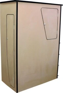 Camper Keuken MDF - Linkerkant EU - Inclusief Kledingstang + Wijnrek - Onbewerkt - Inbouw Kasten Inrichting Kampeerauto Caravan -Kampeeruitrusting 812x1200