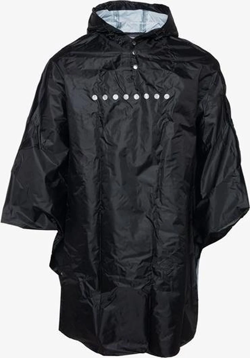 Mountain Peak Dames/heren Regenponcho - Zwart 6 Mountain Peak Dames/heren Regenponcho - Zwart - Afbeelding 6