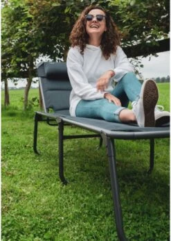 Travellife Barletta Ligbed - Antraciet / Donkergrijs -Kampeeruitrusting 854x1200 1