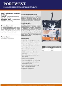 Portwest Regenpak 2 Delig Donker Blauw Maat XL -Kampeeruitrusting 859x1200 19