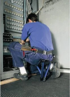 Walkstool - 3-Poots Krukje - Comfort 55 Cm - Verstelbaar - Zwart -Kampeeruitrusting 865x1200