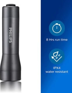 Philips Zaklamp - SFL4000T/10 - LED-zaklamp - Incl. 3 AAA-Batterijen - 120 Lumen - Zwart - IPX4 Waterdicht - Draagbare Lamp 11 Philips Zaklamp - SFL4000T/10 - LED-zaklamp - Incl. 3 AAA-Batterijen - 120 Lumen - Zwart - IPX4 Waterdicht - Draagbare Lamp -Kampeeruitrusting 936x1200 3