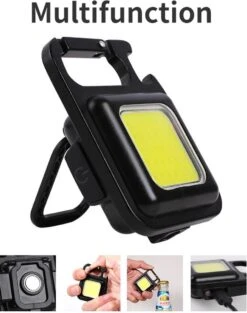 Zaklamp - Multifunctioneel - Mini - Zeer Fel - Handig - Sleutelhanger - 400 Lumen - Flashlight - Cadeau - Opener -Kampeeruitrusting 948x1200 8