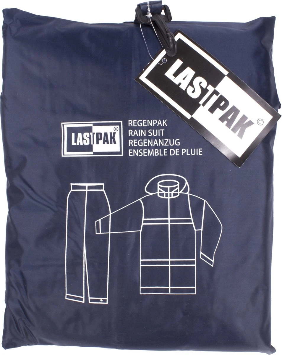 Lastpack Regenpak Blauw - Maat XL 5 Lastpack Regenpak Blauw - Maat XL - Afbeelding 5