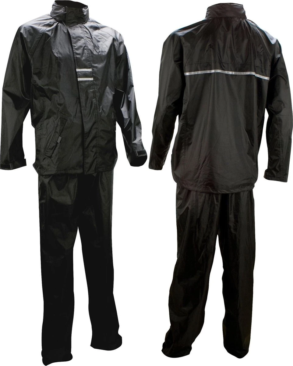 Ralka Regenpak - Senior - Zwart/Antraciet - XL 1 Ralka Regenpak - Senior - Zwart/Antraciet - XL