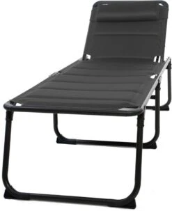Travellife Barletta Ligbed - Antraciet / Donkergrijs -Kampeeruitrusting 977x1200 1