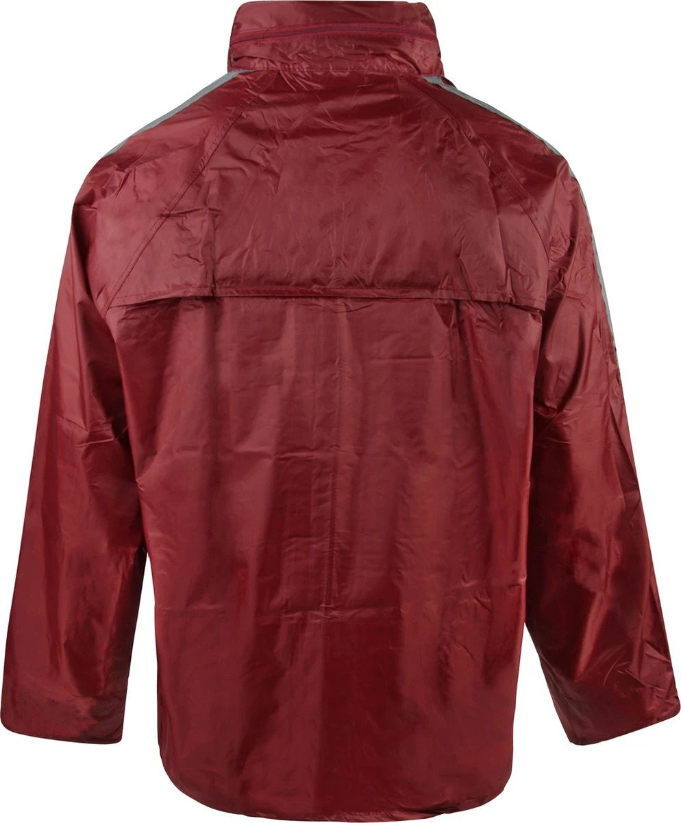 C-Line Regenpak Met Capuchon - Rood - Reflecterend - Nieuw Model - Kinder Maat 134/140 9 C-Line Regenpak Met Capuchon - Rood - Reflecterend - Nieuw Model - Kinder Maat 134/140 - Afbeelding 9