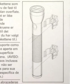 MagLite USA - Wandklemmen - Voor D-Cell Staaflamp -Kampeeruitrusting 998x1200 1